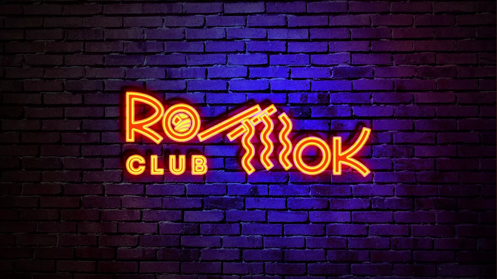 Разработка интерьерной вывески суши-бара «Roll Wok Club» в Кудымкаре